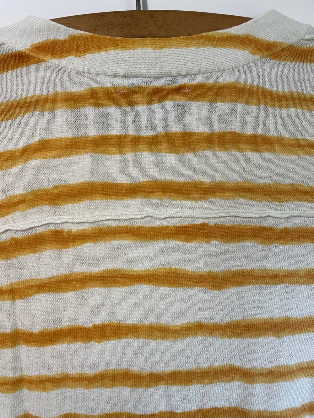 Lucky Brand Striped V-Neck Button Up Lightweight Long Sleeve Cardigan Size M - Picture 7 of 10